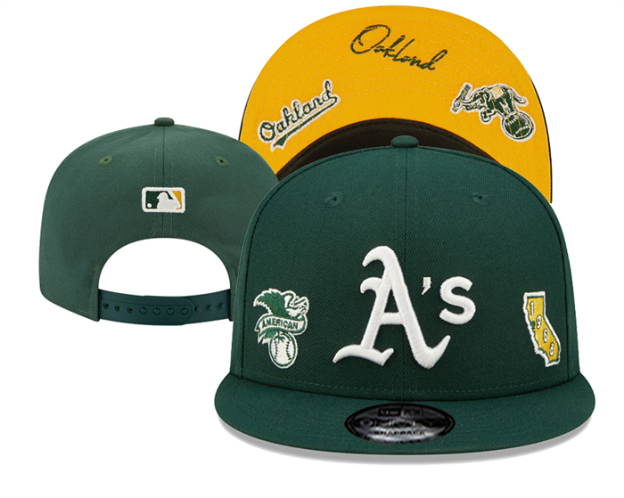 Oakland Athletics Stitched Snapback Hats 023